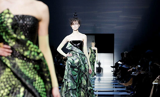Неделя высокой моды в Париже: Armani Prive