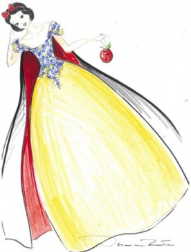 Диснеевские принцессы в нарядах haute couture