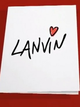 Поздравление от Lanvin